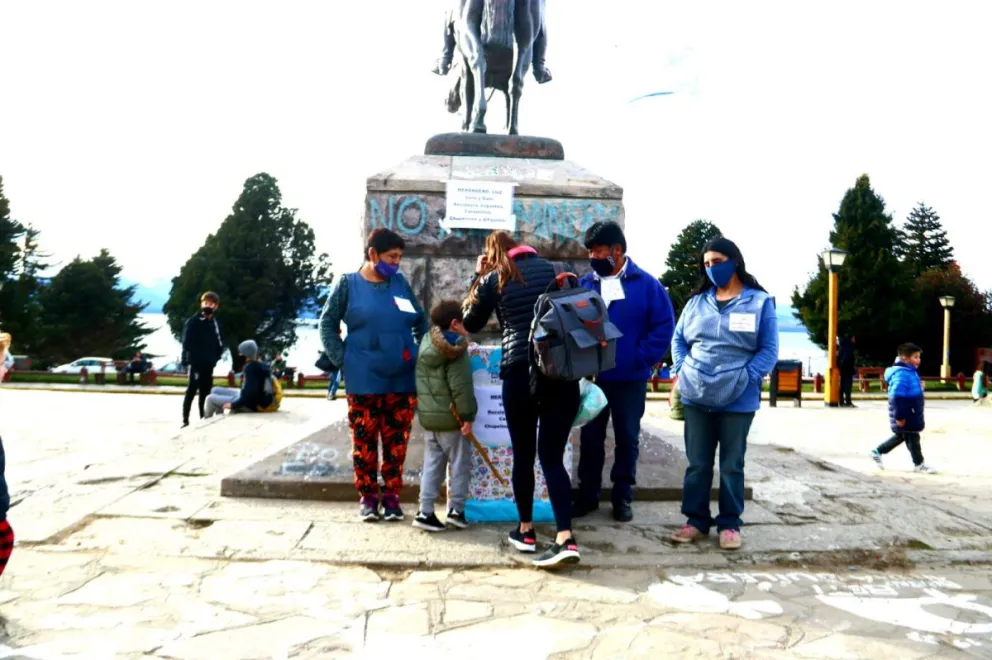 Realizaron colecta en el Centro Cívico