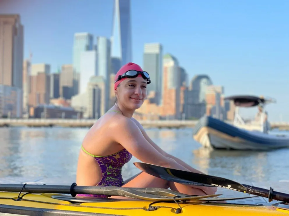 ¡Grande Ailén! la viedmense logró superar el "Desafío de la Isla Manhattan"