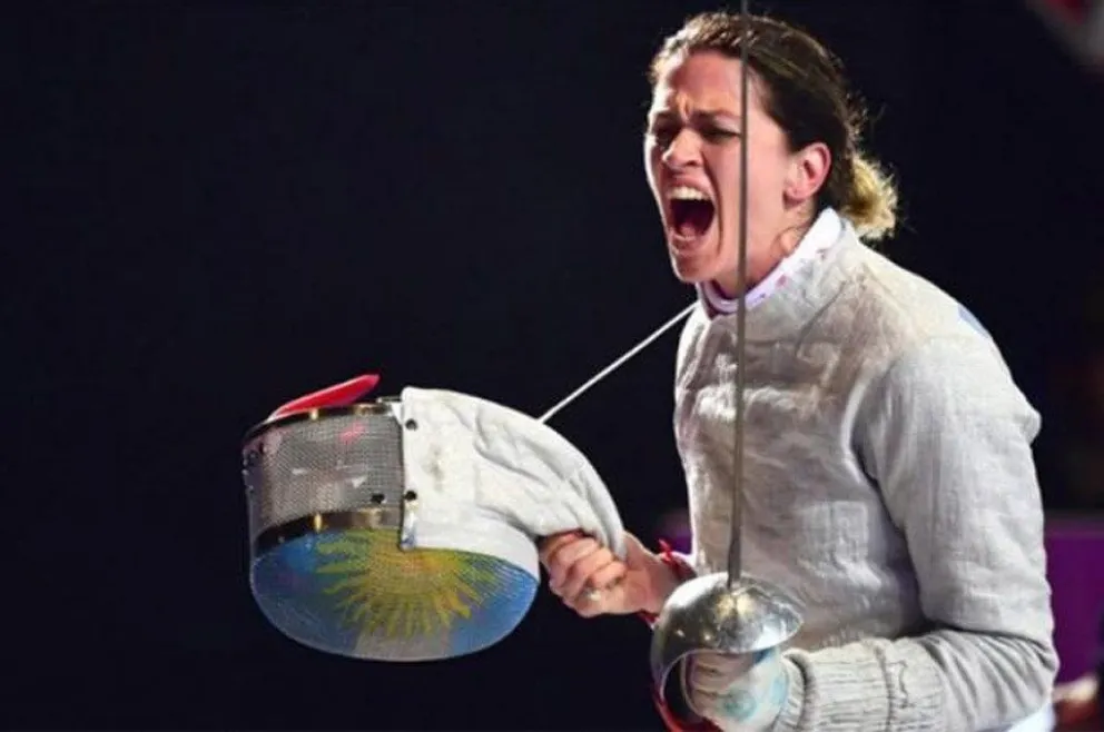 Le propusieron casamiento a una esgrimista argentina en vivo en Tokio 2020