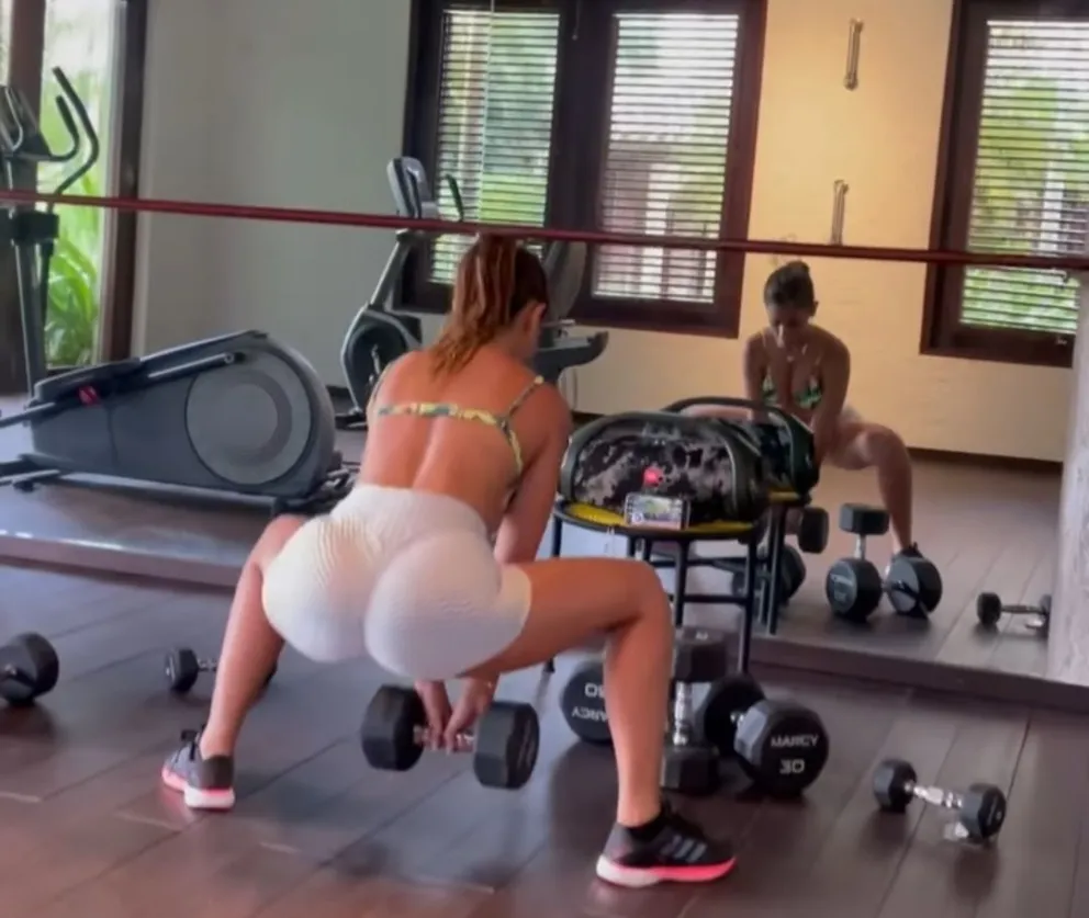 Messi subió historias de Antonella haciendo “glúteos” y revolucionó las redes 