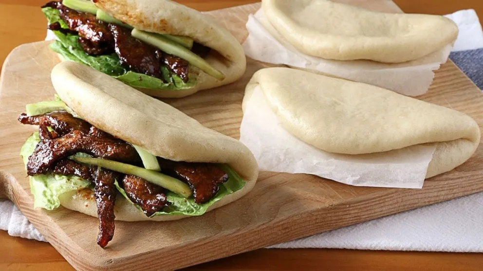 "Pan Bao" sin horno: súper fácil y esponjoso para rellenar con carne y verduras