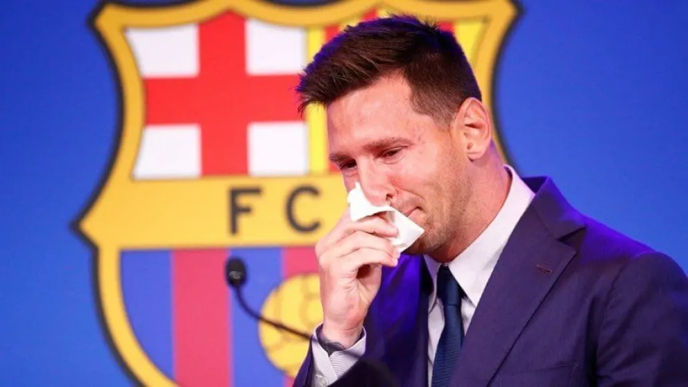 Messi le dijo adiós a Barcelona y el mundo lloró junto al ídolo