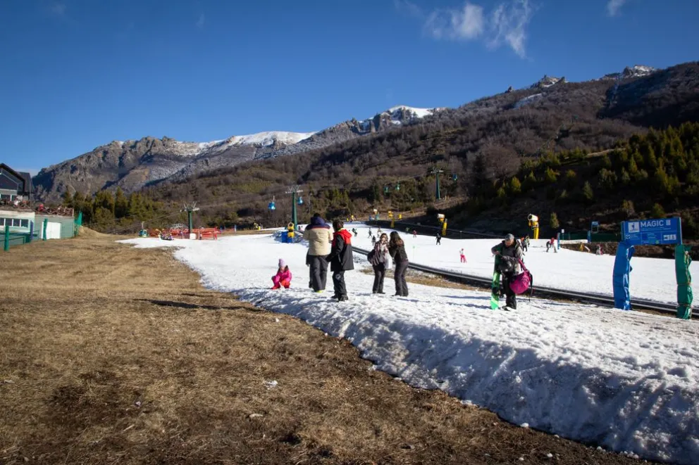“La poca nieve que cae se evapora, se va, y el suelo sigue seco”