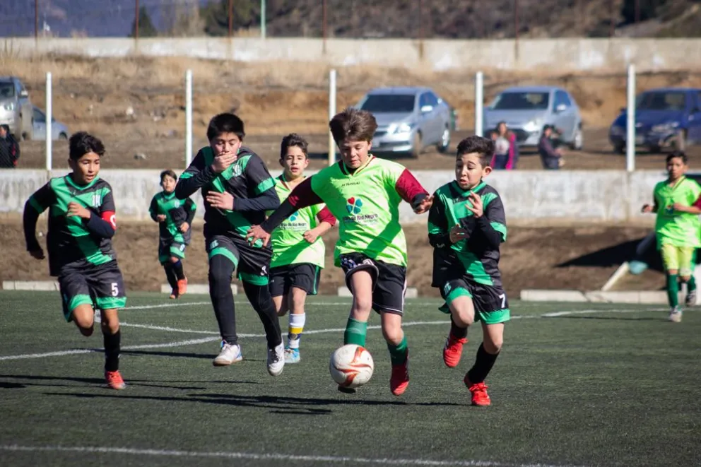 Los pibes de la Asociación Bariloche tuvieron una gran jornada