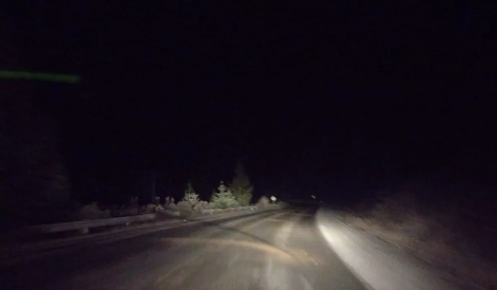 Piden transitar con precaución en el tramo El Foyel-Bariloche por formación de hielo 