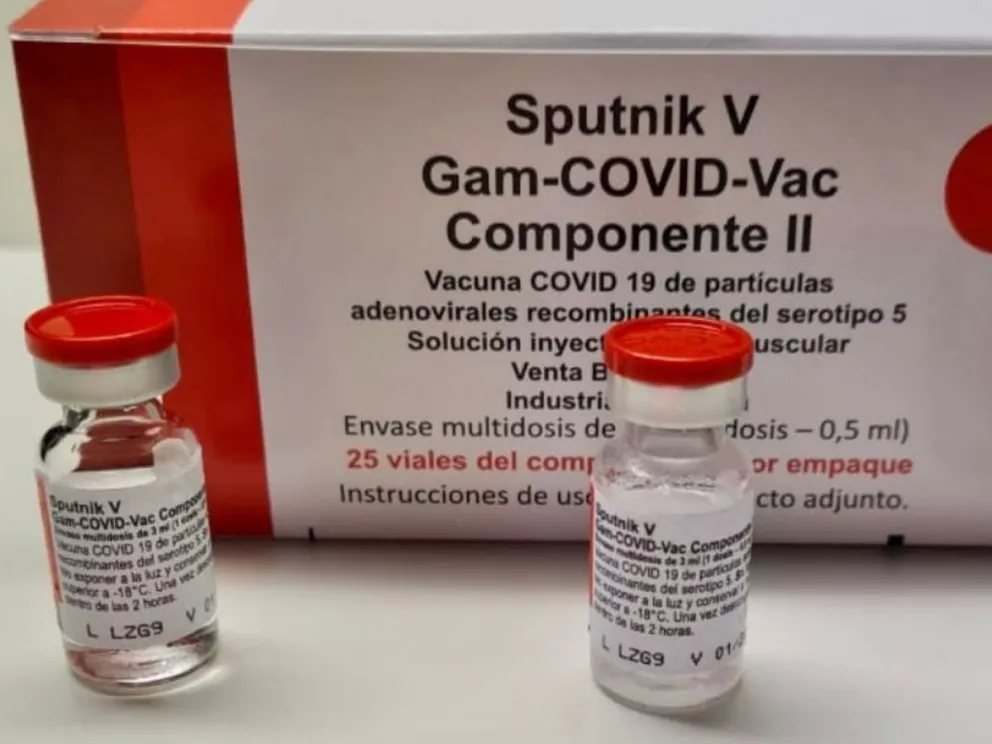 Se distribuyen en el país más de 600 mil dosis del componente 2 de Sputnik V