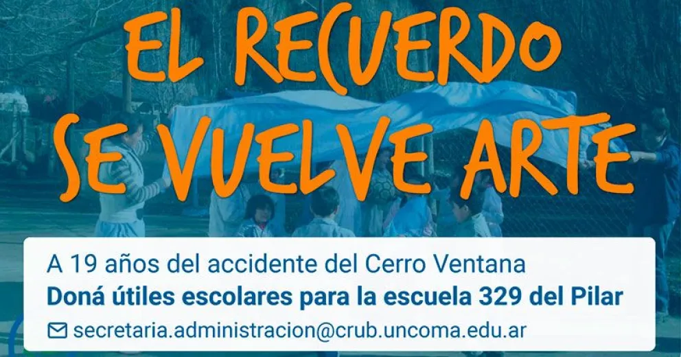 A 19 años de la tragedia en el cerro Ventana, la UNCo vuelve a acompañar a la comunidad de la Escuela N°329