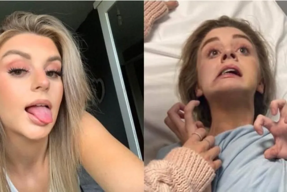 Impresionante video: una joven tuvo una parálisis tras beber un trago que le dieron en un bar