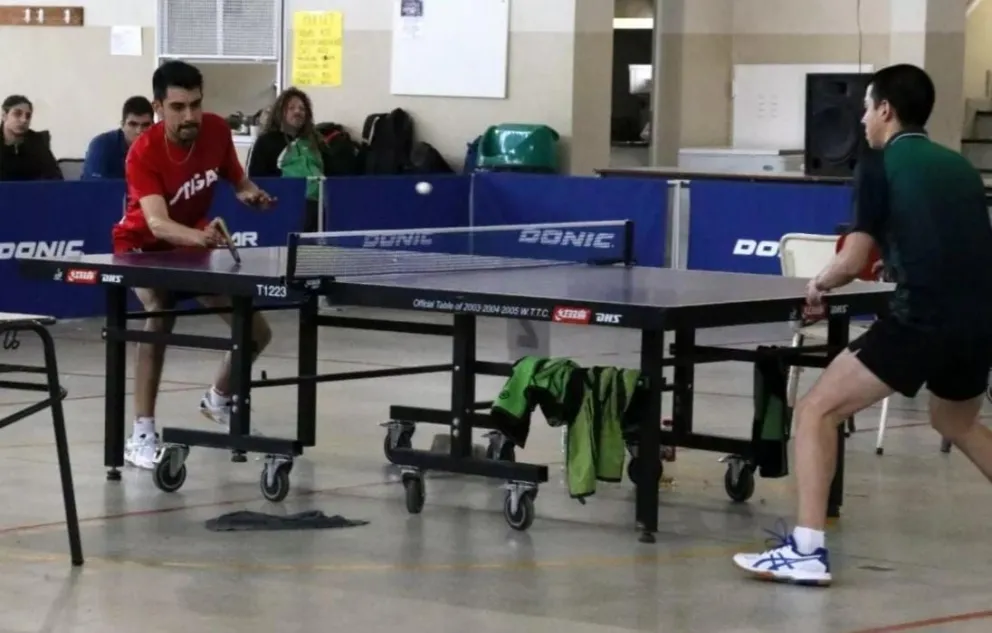 Alegría enorme en el tenis de mesa que retorna luego de casi dos años