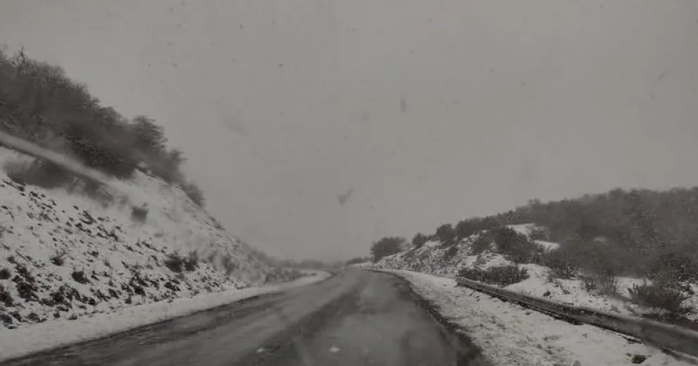 Extrema precaución en las zonas altas del tramo entre Bariloche y El Bolsón