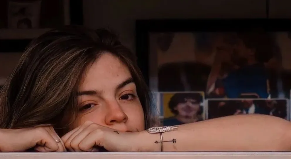 Dalma Maradona relató el momento en que se le apareció la cara de su papá