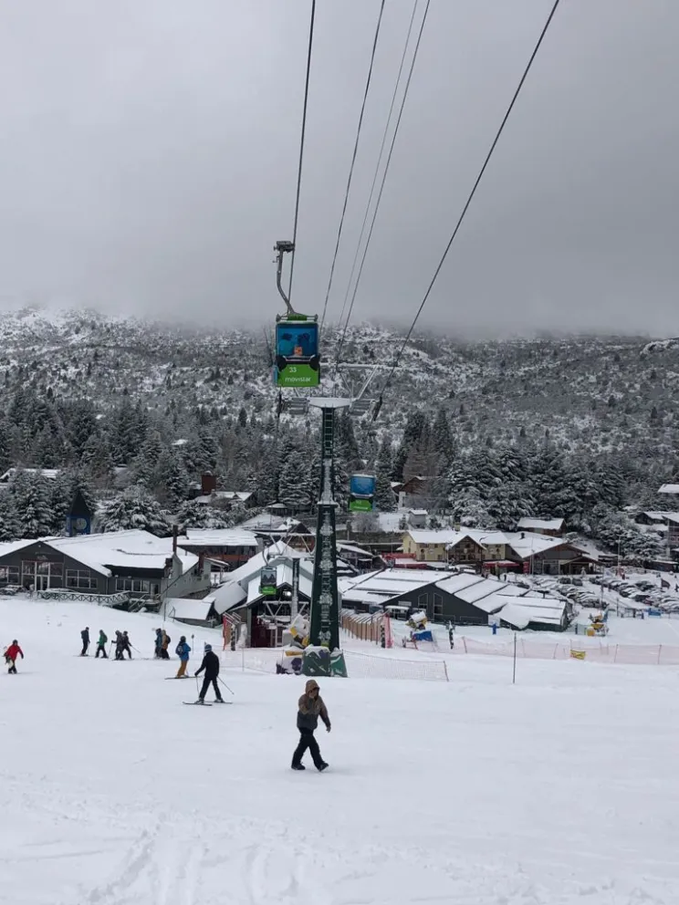 Así está cerro Catedral luego de la copiosa nevada