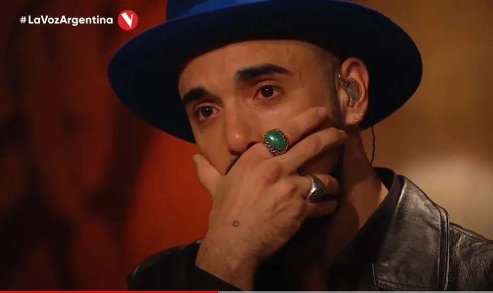 El llanto de Abel Pintos al escuchar cantar a una participante de La Voz
