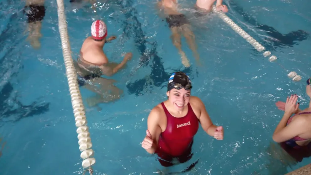 Roxana Pescader: "Sería un hermoso sueño poder estar en el próximo Sudamericano de Natación Máster"