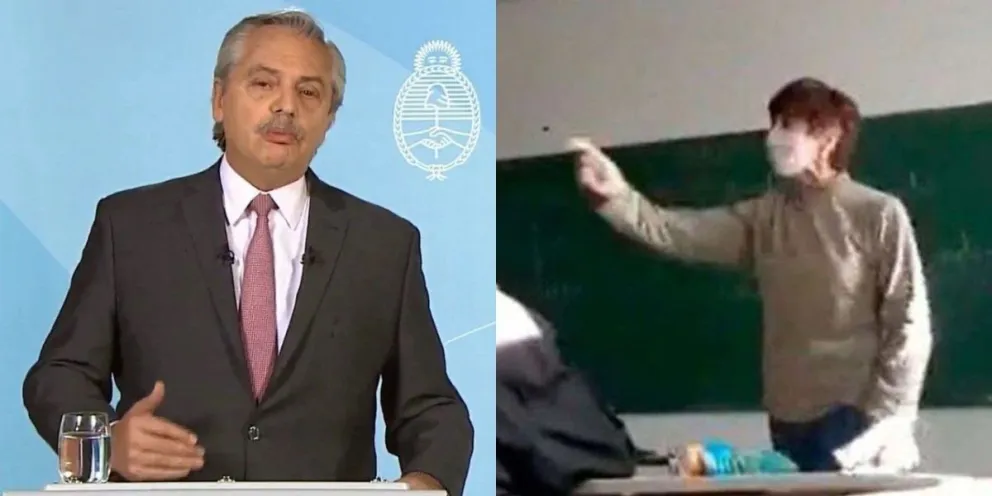 Alberto Fernández, sobre la docente que increpó a un alumno: "Fue un debate formidable”