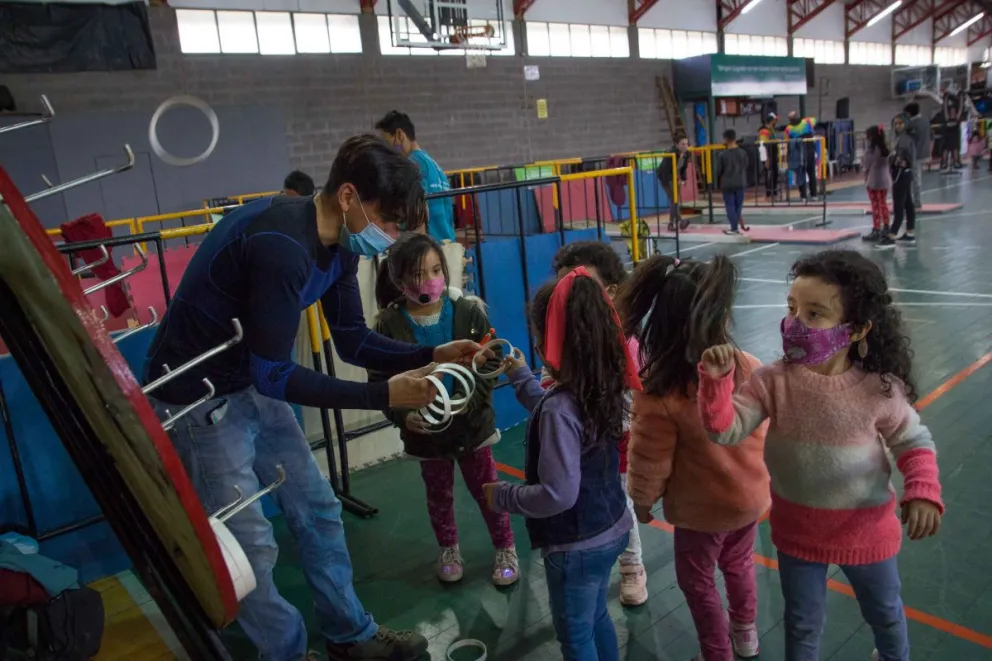 Una tarde de juegos y más juegos en el Día de las Infancias