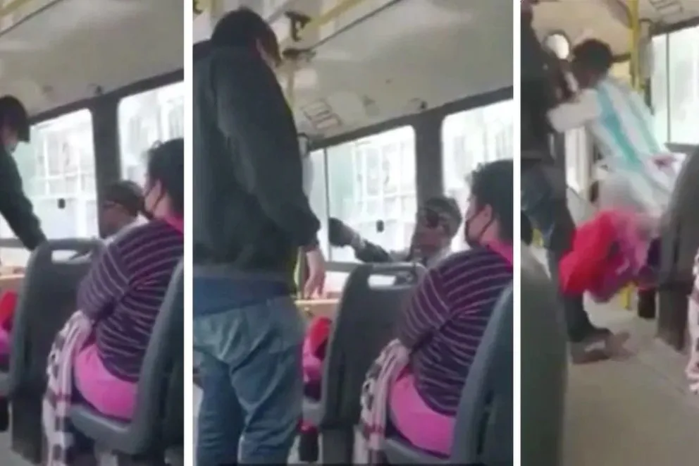 Otro más: no quiso ponerse el barbijo y el chofer lo tiró del colectivo