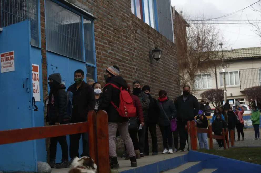 El vacunatorio del Gimnasio Municipal Nº 1 no se quedó atrás
