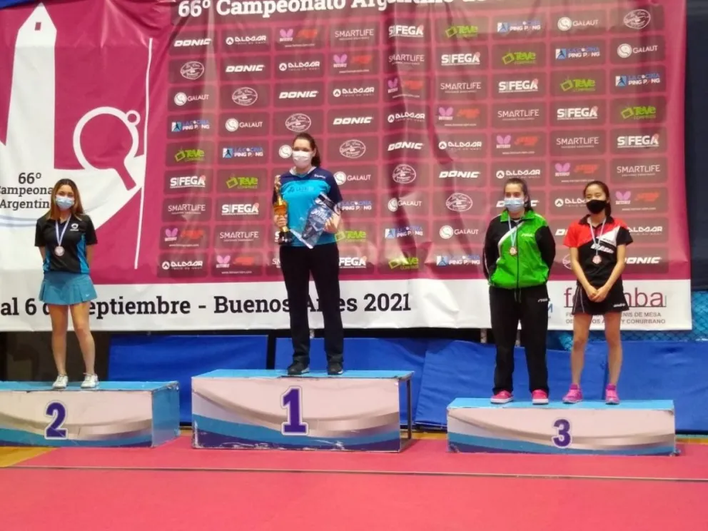 Tres podios más para la delegación de tenis de mesa