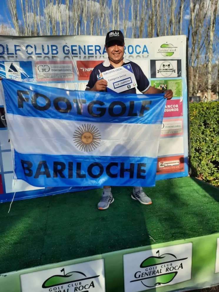 Podio para el footgolf en Roca