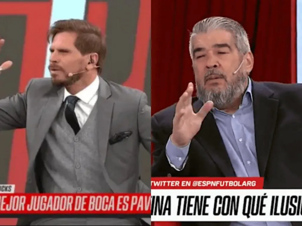 El "Chavo" Fucks cruzó al "Pollo" Vignolo en plena editorial