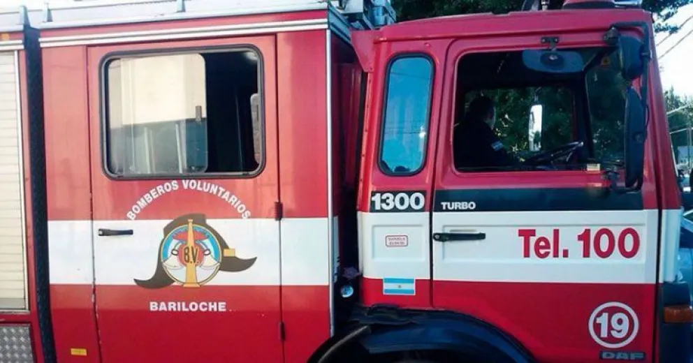 Principio de incendio en una chimenea