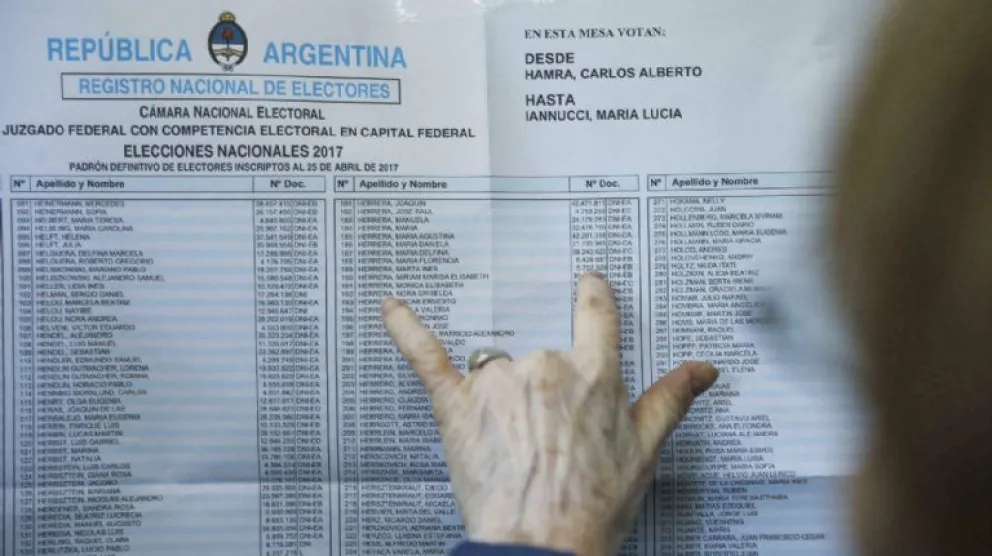 ¿A qué hora conviene ir a votar?: el consejo de la Cámara Nacional Electoral