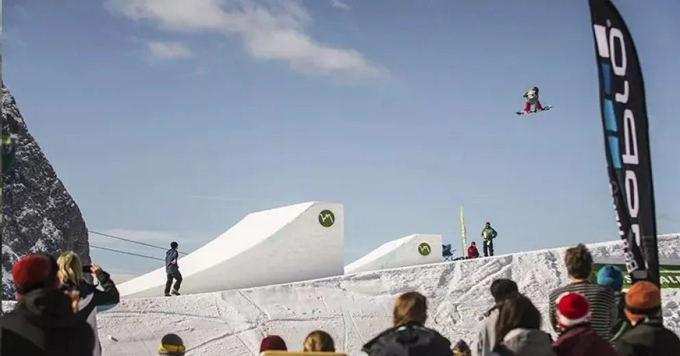 Santiago Gamen, pasión por el snowboard