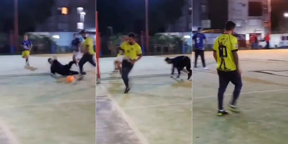Video: Carlos Tevez volvió a jugar al fútbol en Fuerte Apache y marcó un golazo