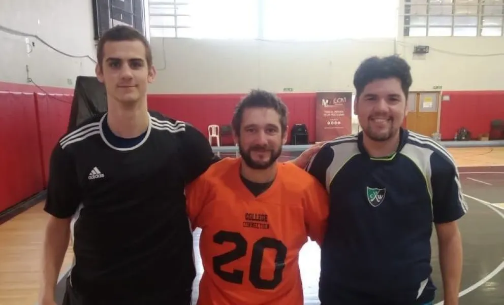 Alejandro Garbuglia y Bruno Mayo en el Argentino de Clubes en Río Gallegos