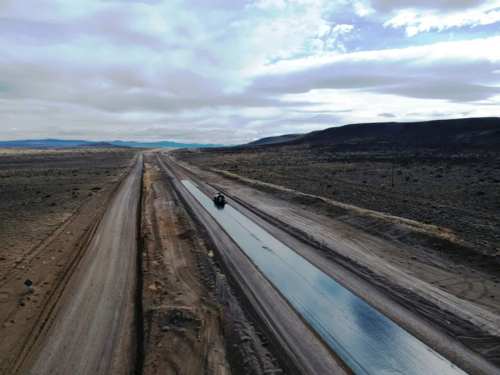 Ruta Nacional 23: Con el fin de la veda invernal retoman la obra