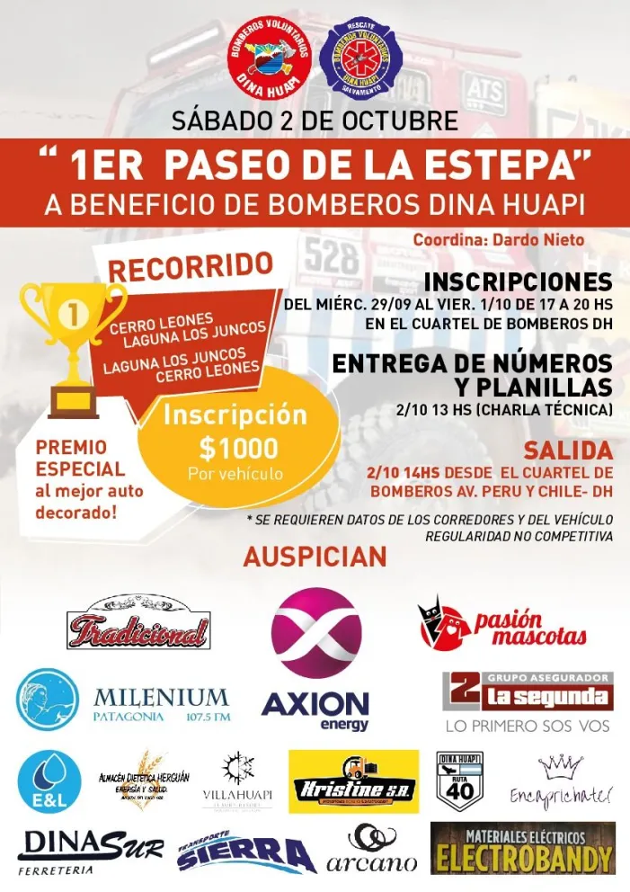 Se viene el Primer Paseo de la Estepa