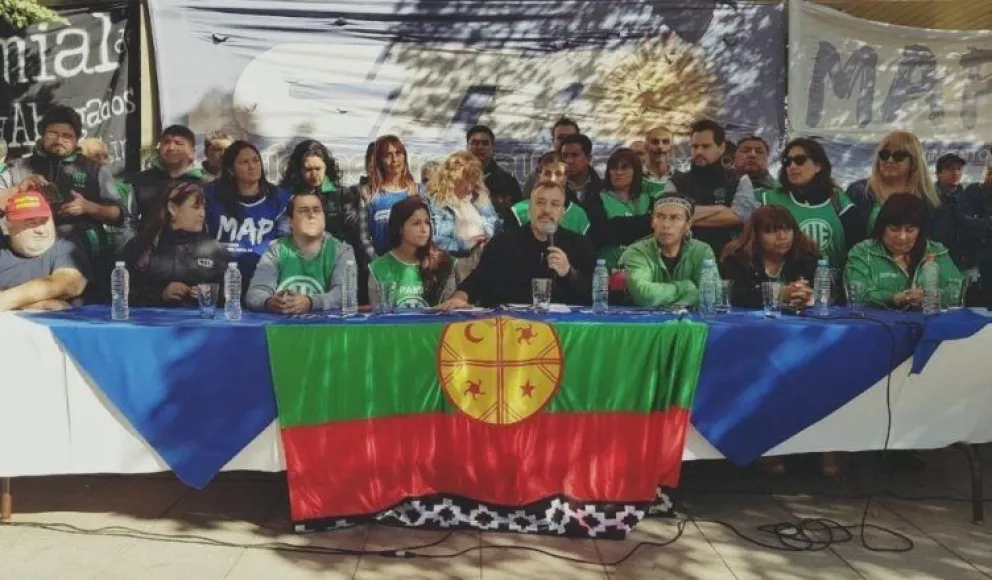 Secretario general de la CTA pidió abordar los conflictos territoriales “sin vandalismo ni represión”