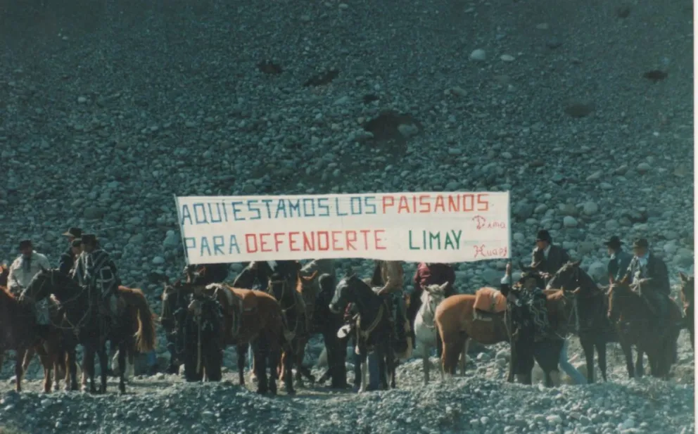 Acto oficial por el Abrazo al Limay