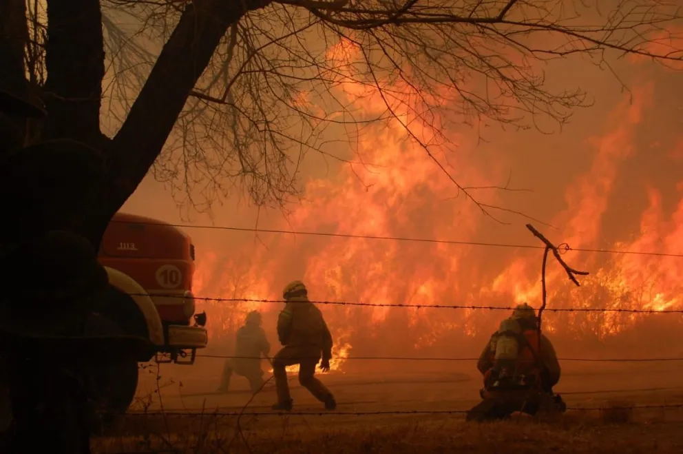 Incendios forestales: se registraron focos activos en Córdoba y Santa Fé
