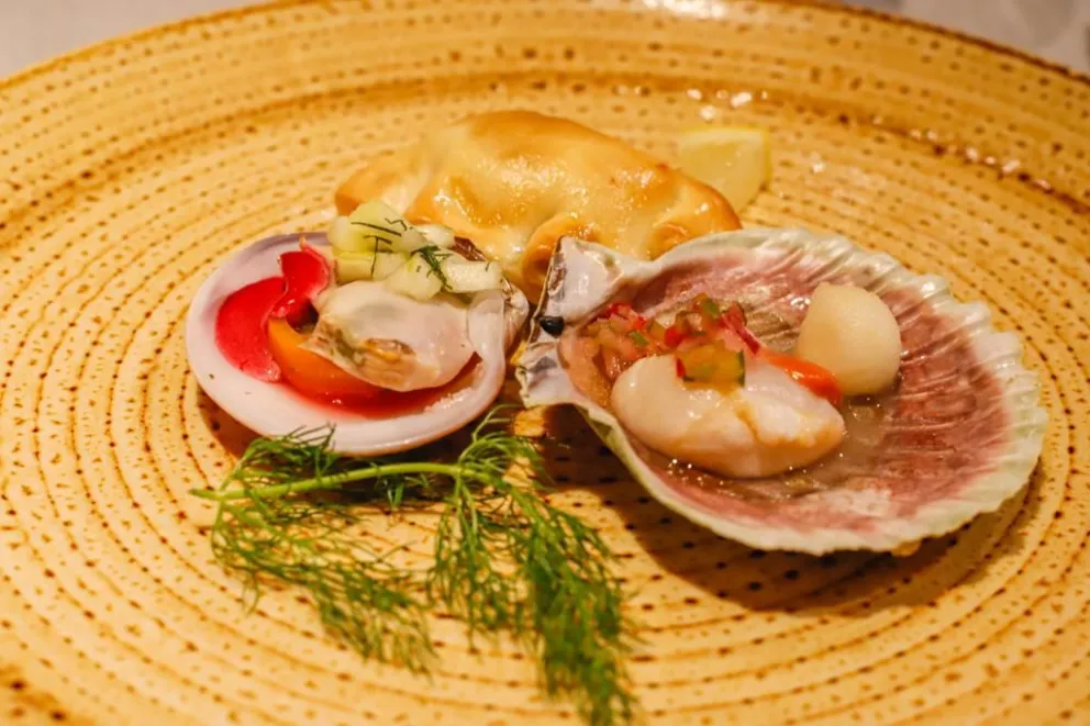 Increíbles platos con productos de mar se sirvieron en BALC