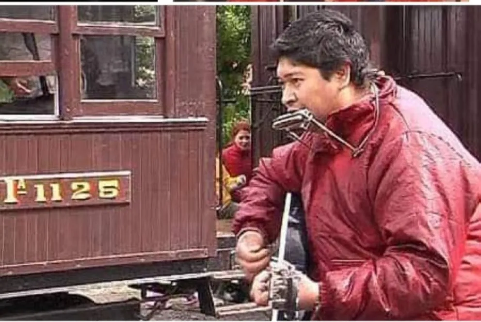 El niño que dibujaba trenes