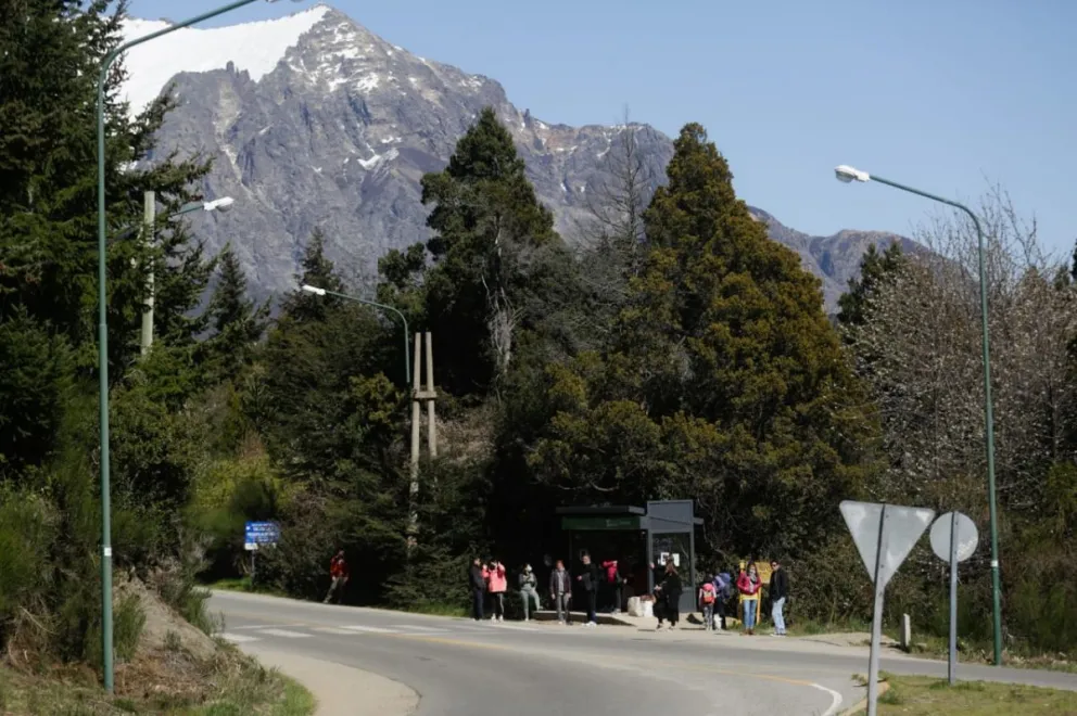  Así se vive el domingo primaveral en Bariloche