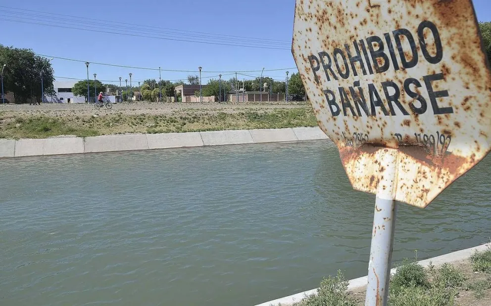 Su perro cayó a un canal de riego, se tiró a rescatarlo y murió ahogado