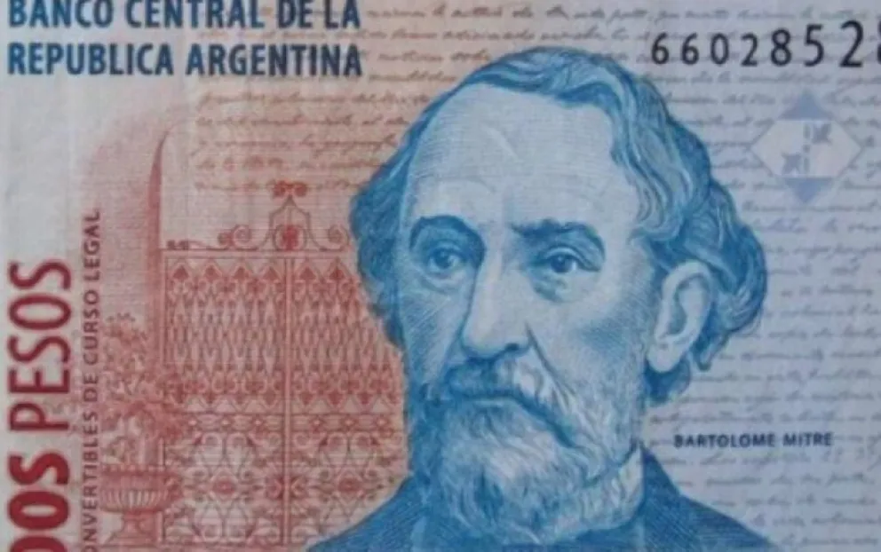 ¡Insólito! Ahora venden los billetes de 2 pesos argentinos a 70 euros
