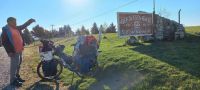 Cumple su sueño: de La Quiaca a Ushuaia en bicicleta con su perra Lola 