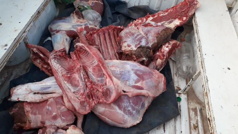 Se tentaron: vieron una vaca oreándose y se la llevaron