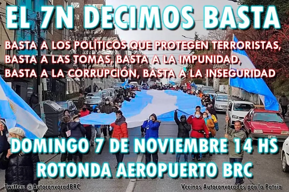 Vecinos en defensa de Mascardi convocan a una concentración en la rotonda del aeropuerto