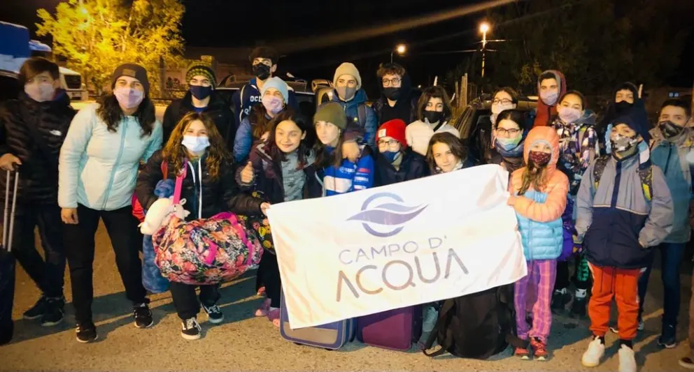 Campo Di Acqua, Piletas del Nahuel y Pehuenes viajaron al provincial
