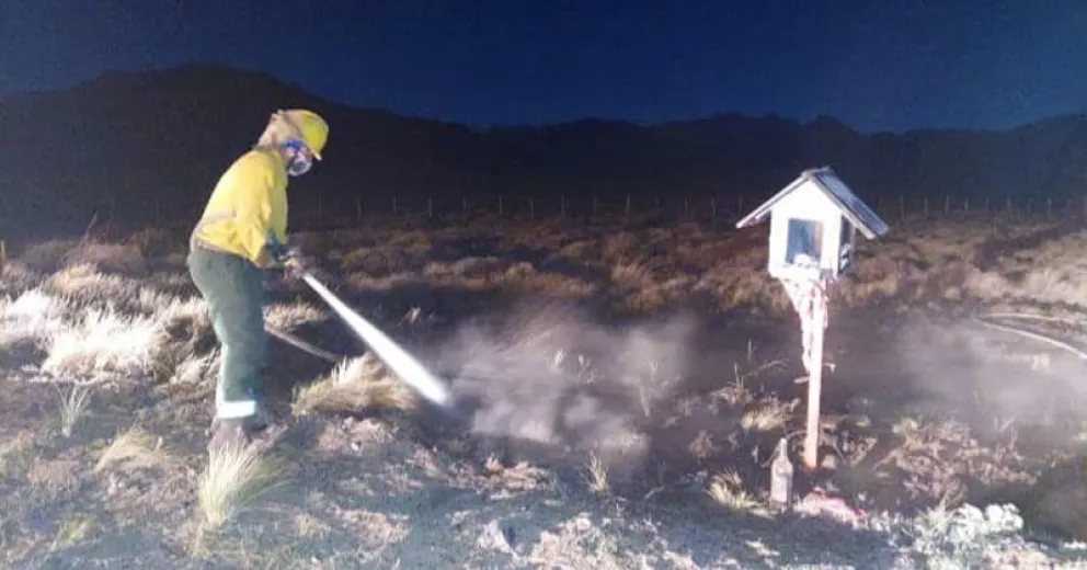 Una vela del Gauchito Gil causó un principio de incendio