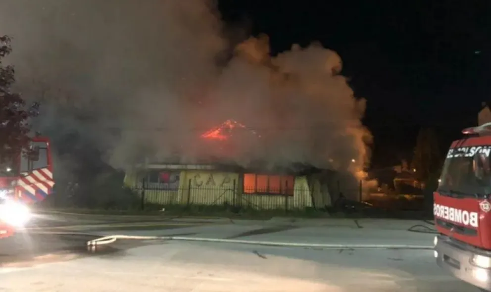 “Cuando vimos el incendio de la sede la tristeza comenzó a empapar nuestros corazones”