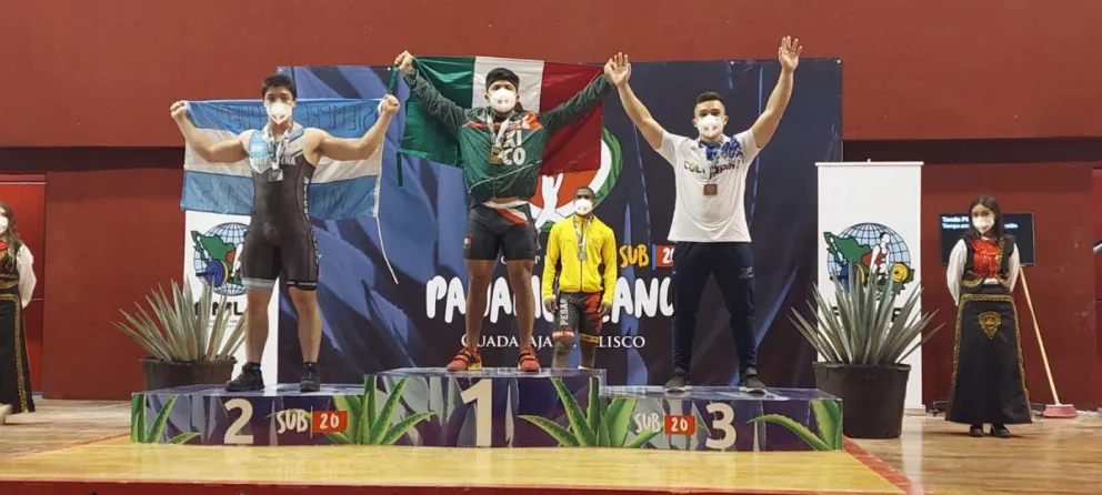 Brillante actuación de Dante Pizzuti en México: trajo tres medallas
