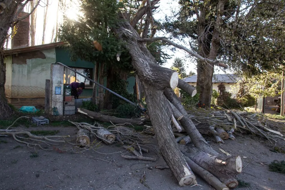 El temporal dejó más de 70 familias damnificadas en Bariloche
