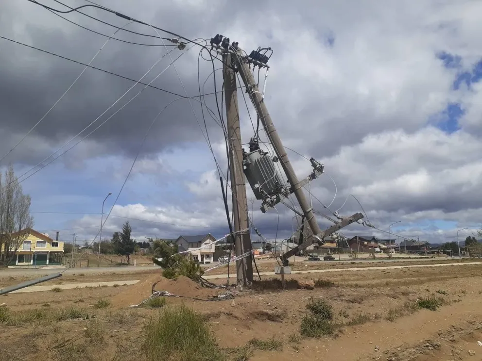 El temporal de viento le costará más de cuatro millones de pesos a la CEB