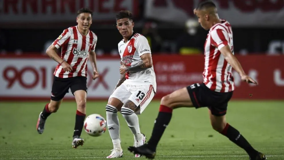 River empató 1a 1 con Estudiantes y sigue puntero en el torneo de la Liga Profesional